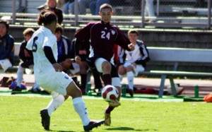 Captain Dylan Langley added a goal and assist for the Garnet.