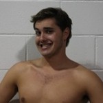 Benveniste finished third in the 500-yard freestyle. 