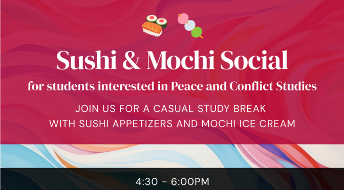 Sushi and Ice Cream Social