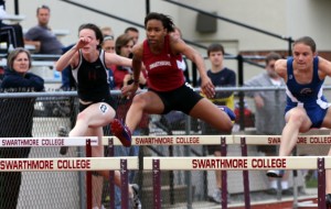 Givans tied the College's 55m hurdles mark with a time of 8.58.