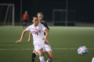 Senior Eileen Earl and the Swat defense held Ursinus without a goal.