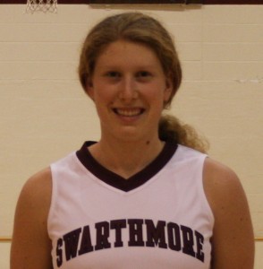 Stockbower is just two rebounds shy of second-place in all-time rebounds at Swarthmore.