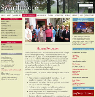 Human Resources Website