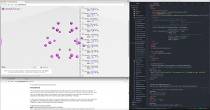 Screenshot of OpenJSCAD program