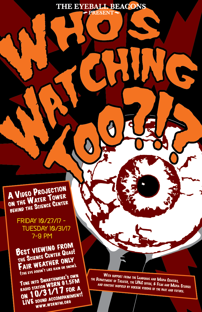 Poster for Who's Watching Projection Project