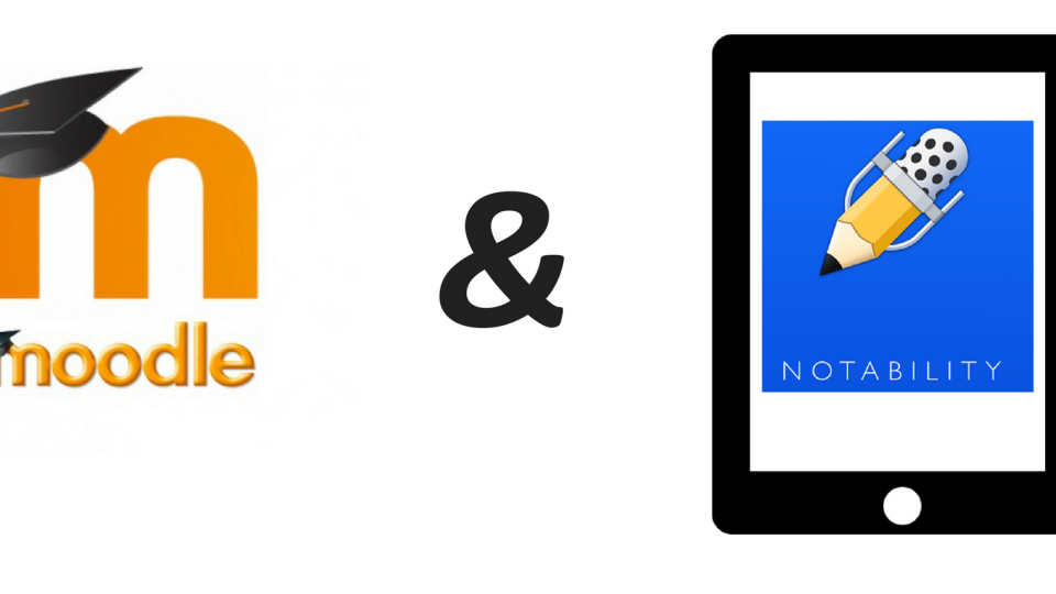 Moodle and Notability logo