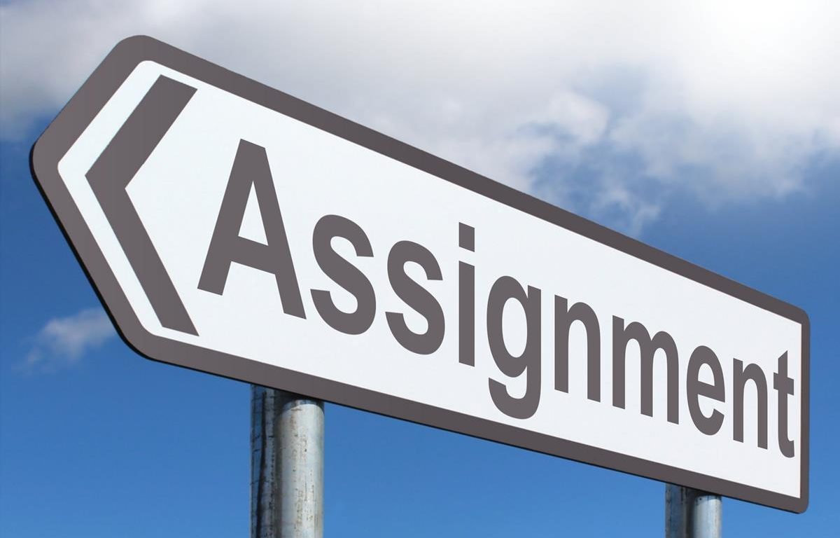 Assignment sign