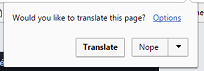 google translate dialog