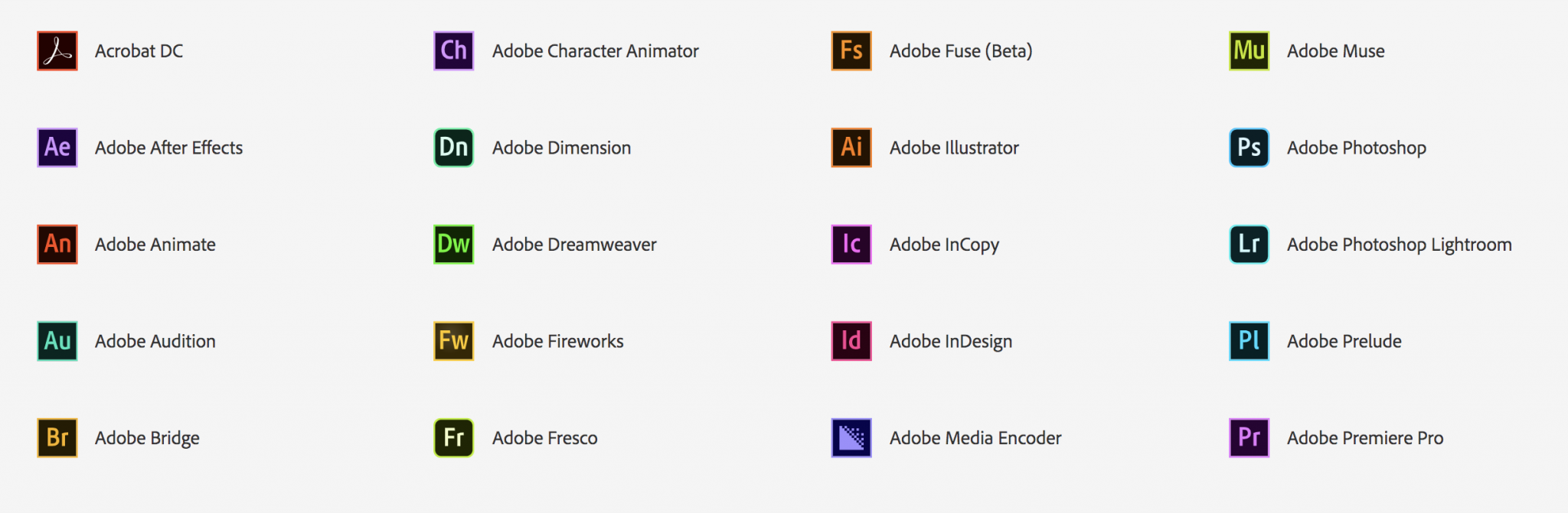 adobe creative cloud system requirements