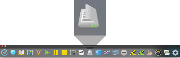 The scan tool looks like a greyish rectangle or book with a cover opened and two green lights in the lower right