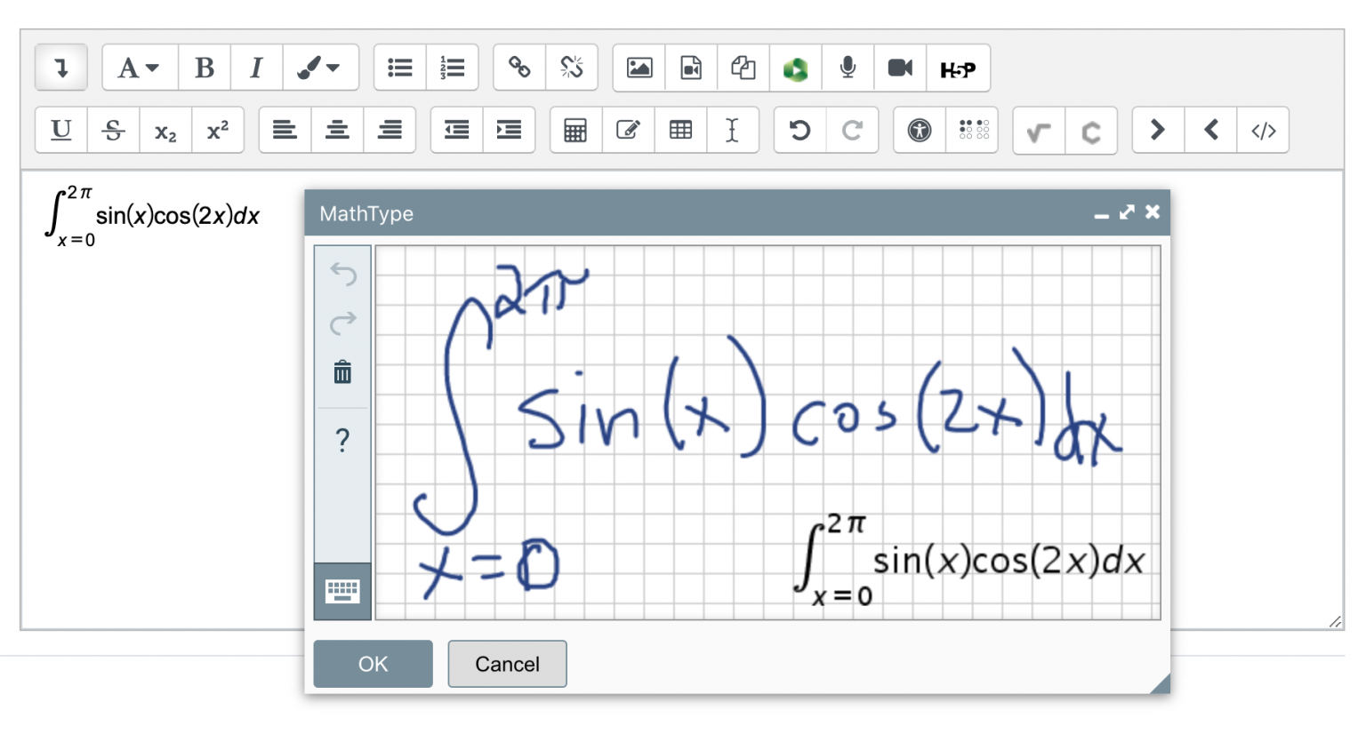 scan handwritten equation to microsoft word equation editor