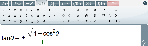 Example MathType equation