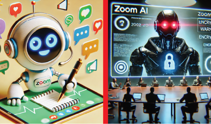 Two visions of Zoom AI bots - one friendly and one scary