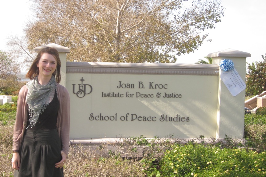 Meghan Auker Becker '11, Joan B. Kroc Institute for Peace and Justice Intern